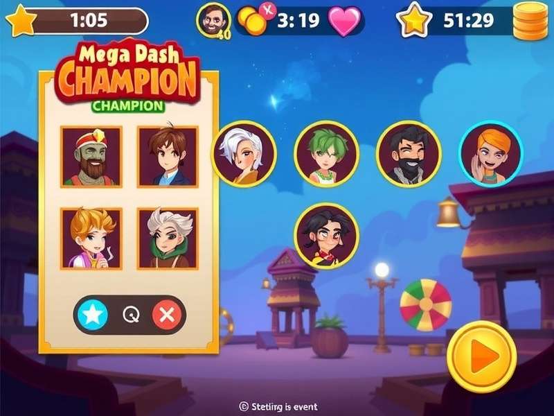Mega Dash Champion gameplay screenshot